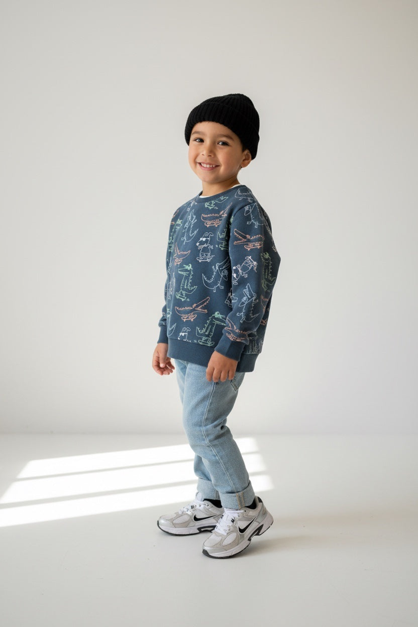 C&A Sweatshirt 116 Dunkelblau