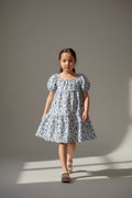 Kleid Blau und Weiß