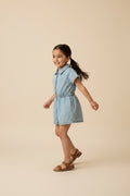 Overall Hellblau