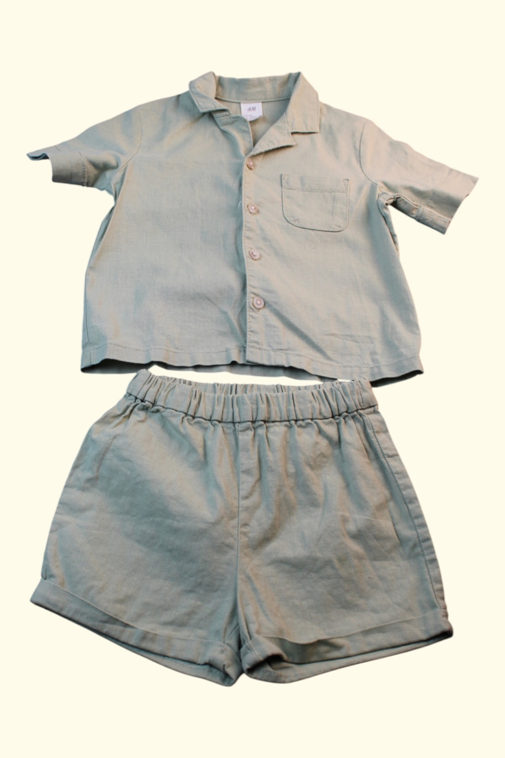2er Kidkiddo Set Olivgrün