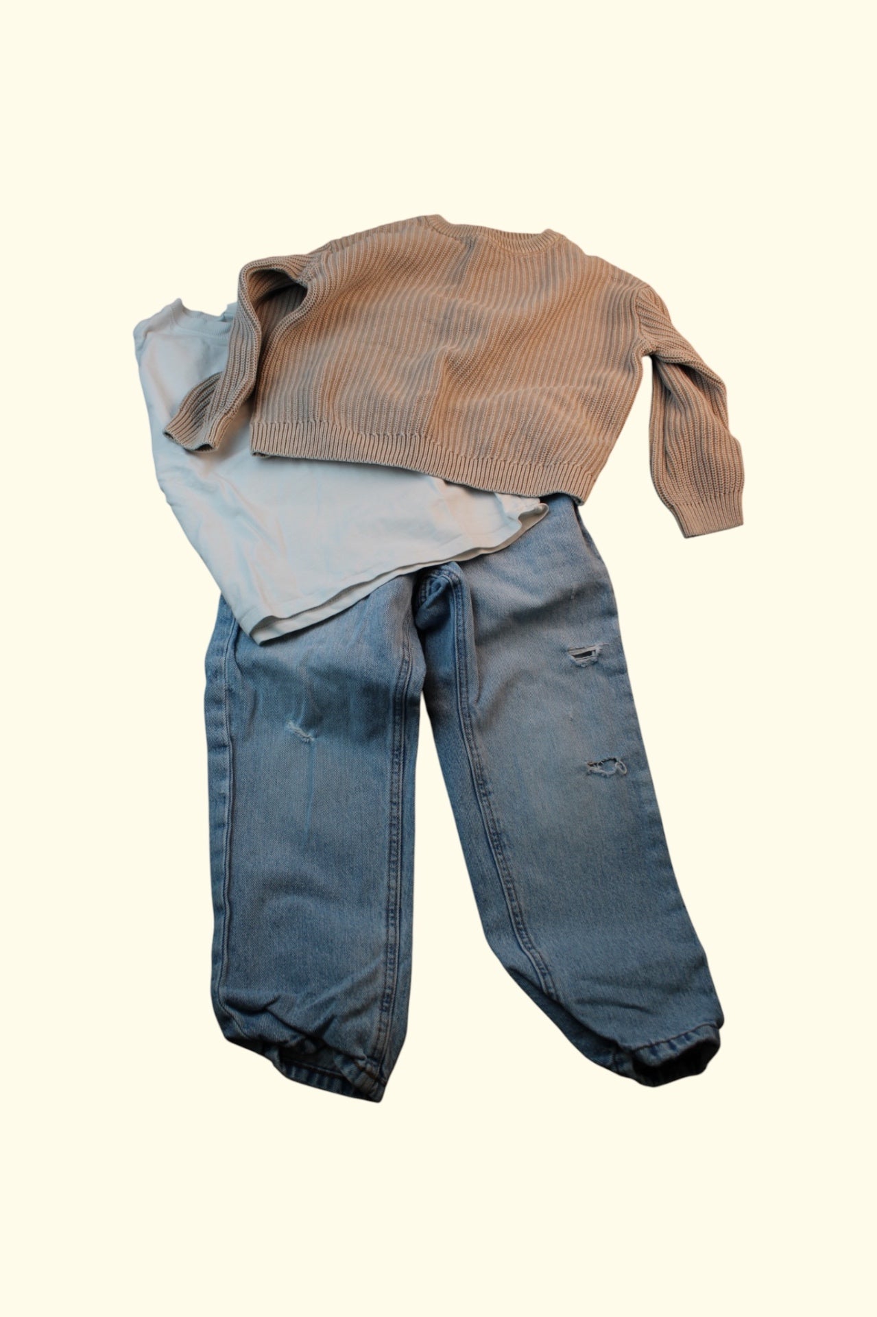 X 3er Kidkiddo Set Blau Beige Weiss