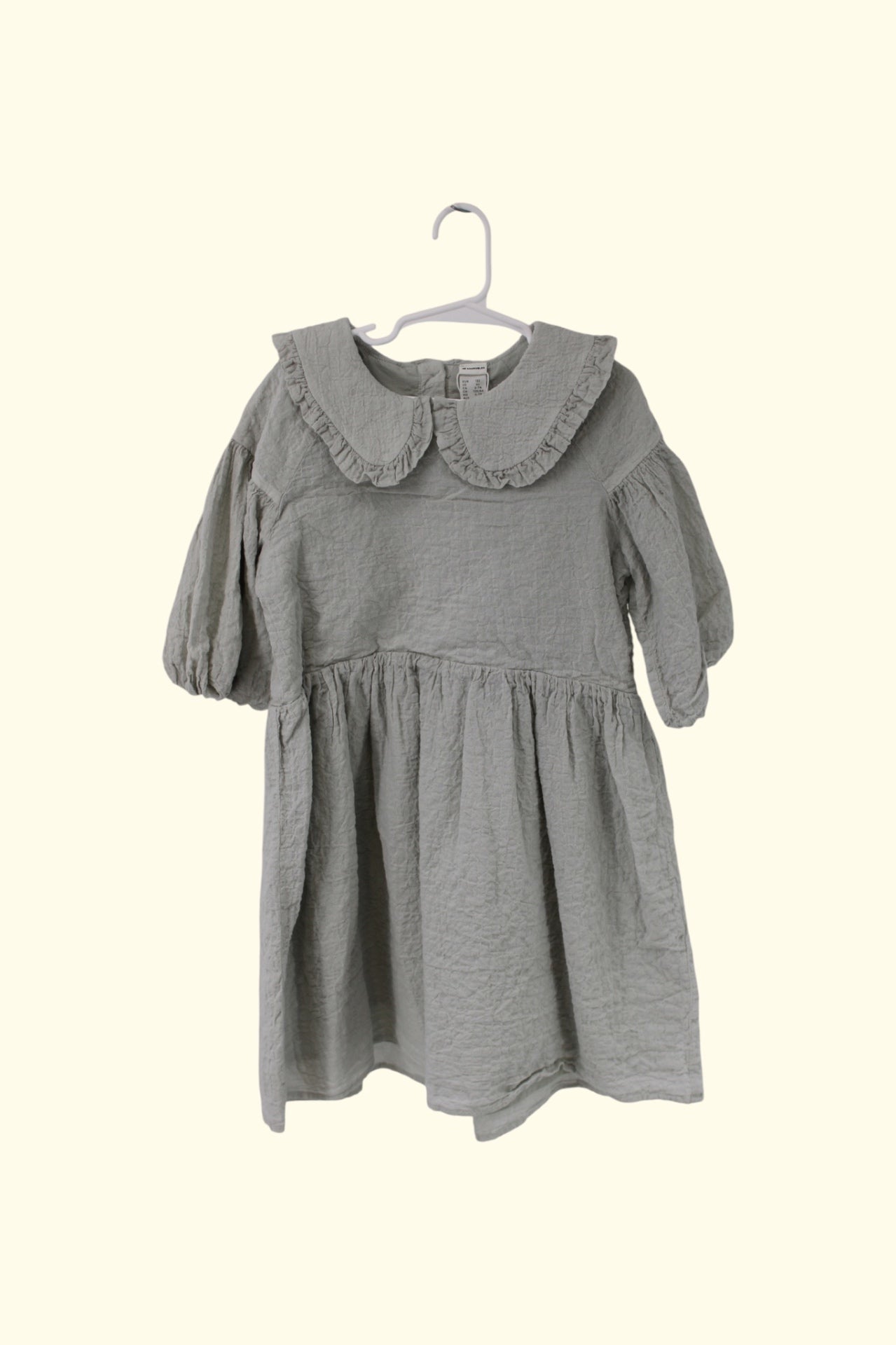 Kleid Grau und helblau
