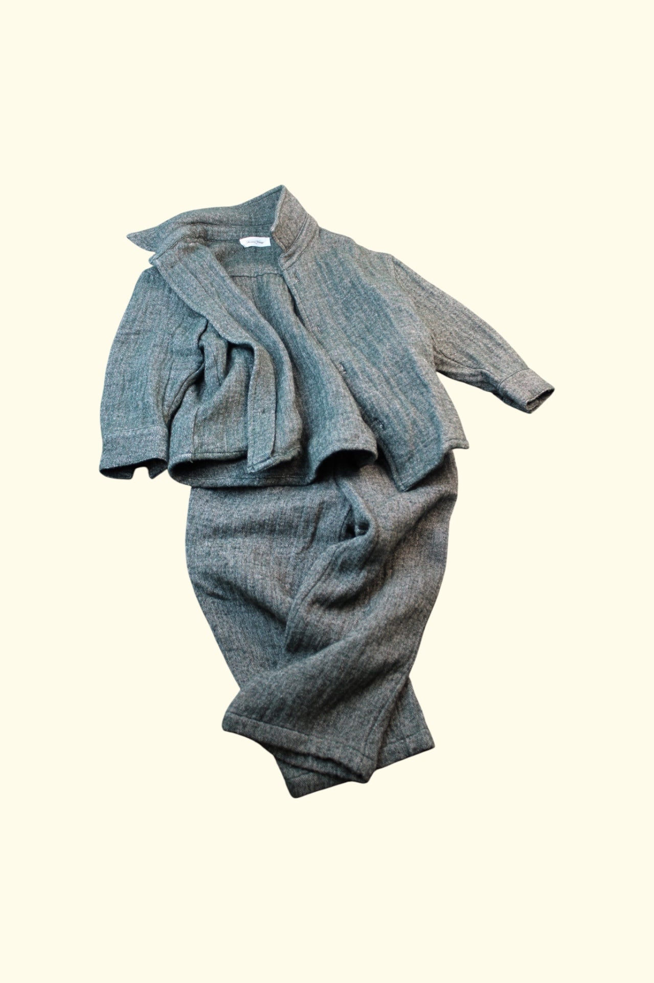 X American Vintage Kidkiddo Set Grau/Grün