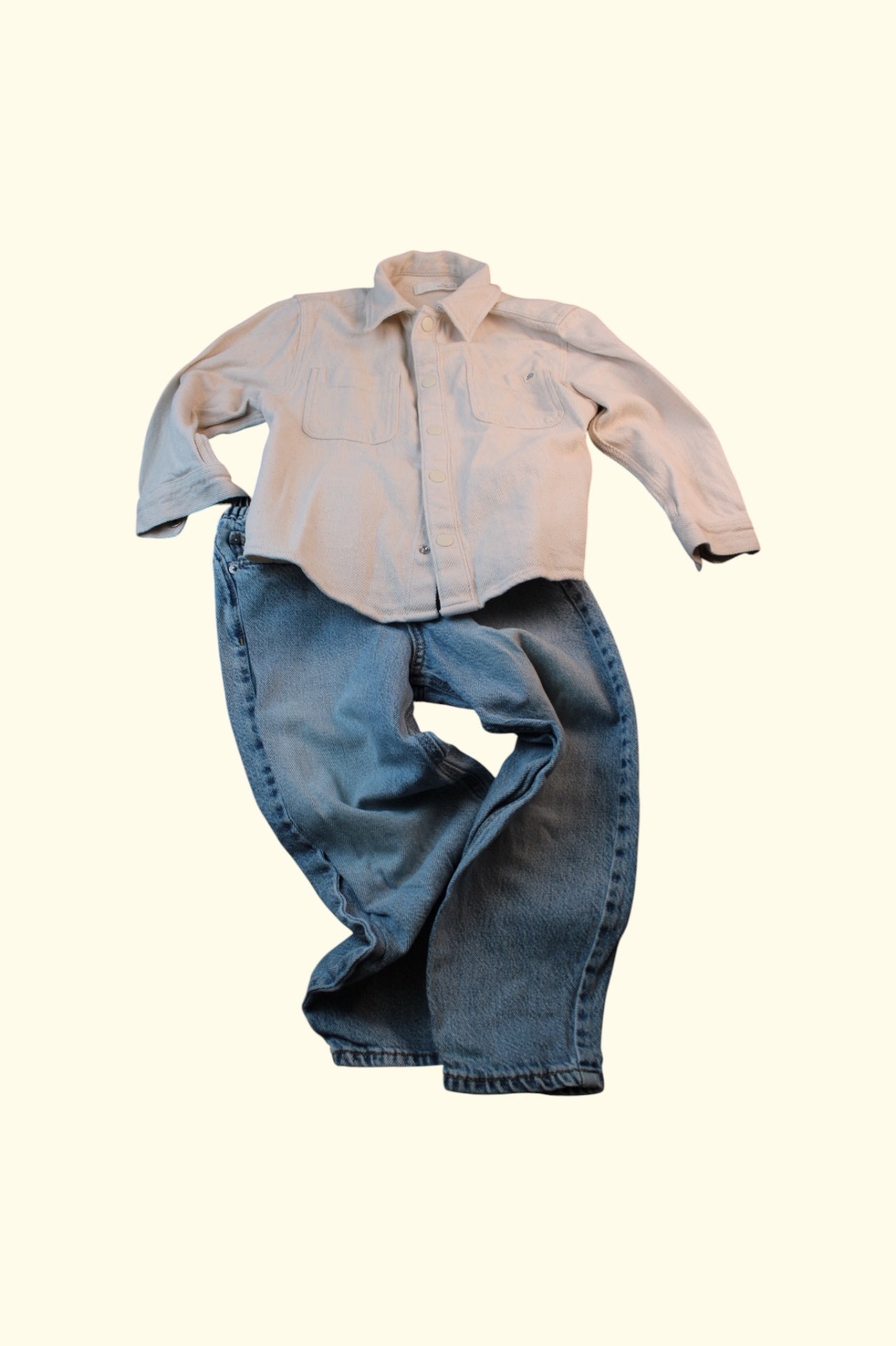 Zara Kidkiddo Set Beige