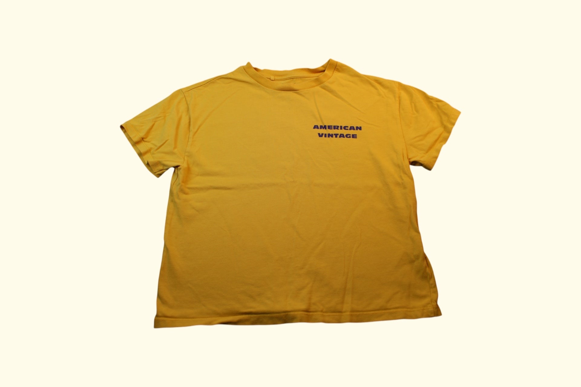 American Vintage T-Shirt 110 Gelb