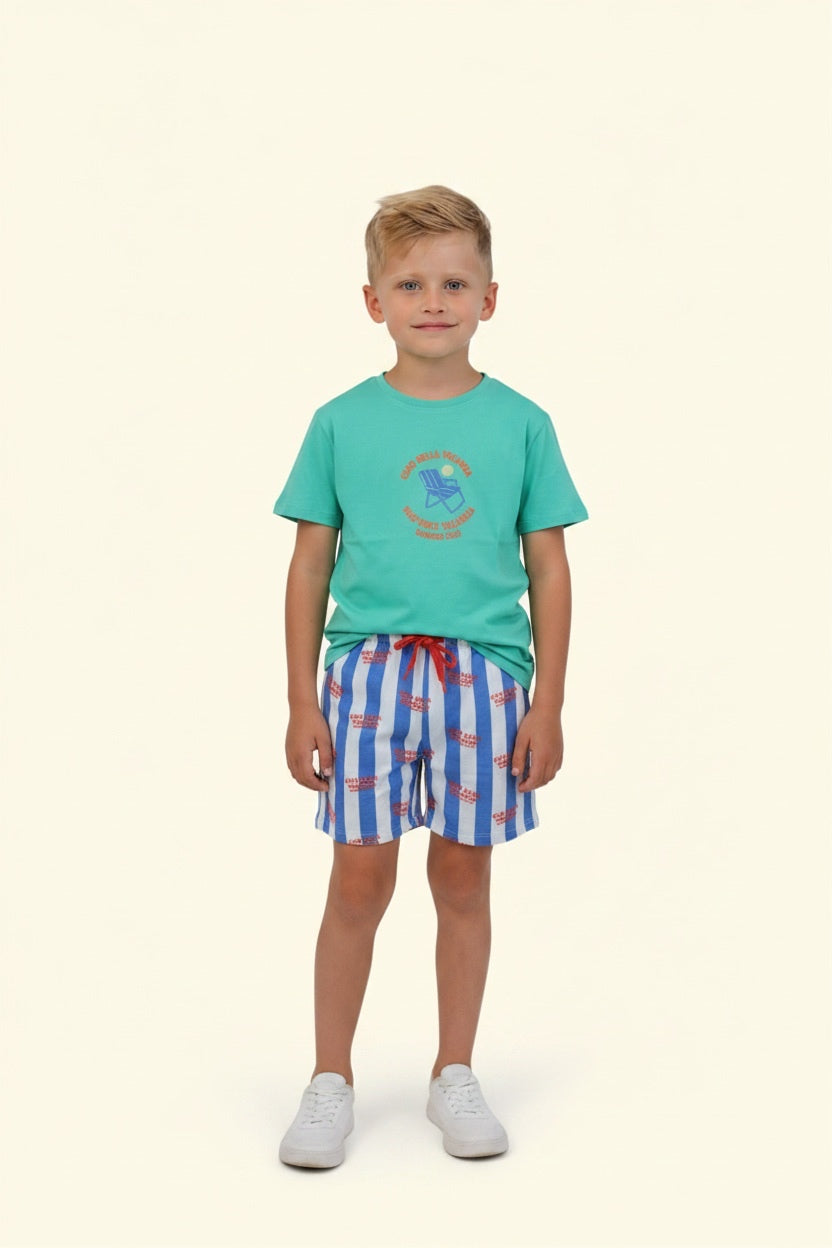 Zara Kidkiddo Set Türkis, Blau, Weiß, Rot