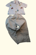 2er Kidkiddo Set 104 Weiß, Beige
