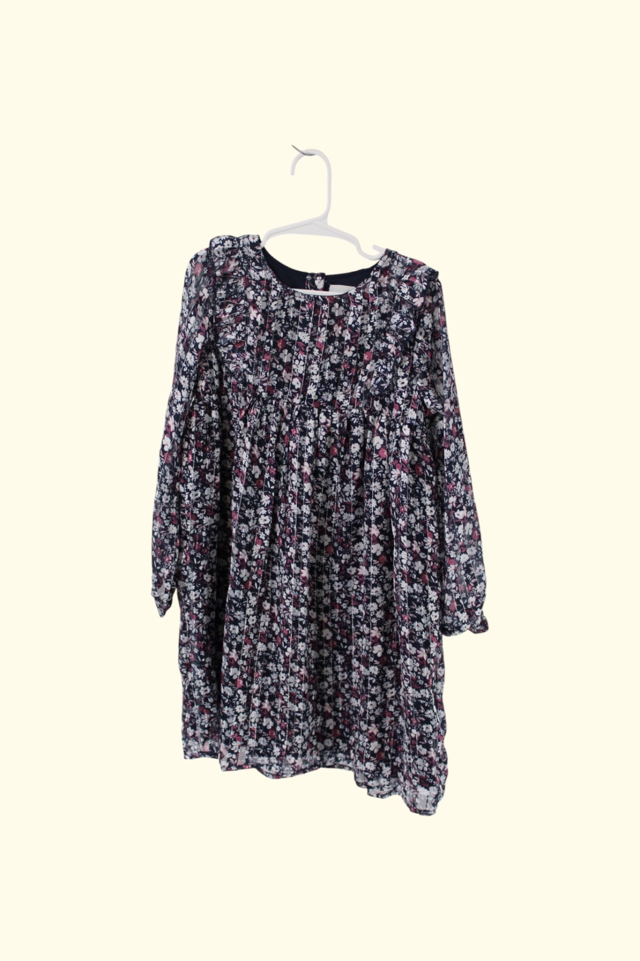 Kleid Bunt (schwarz, weiß, rosa, lila)
