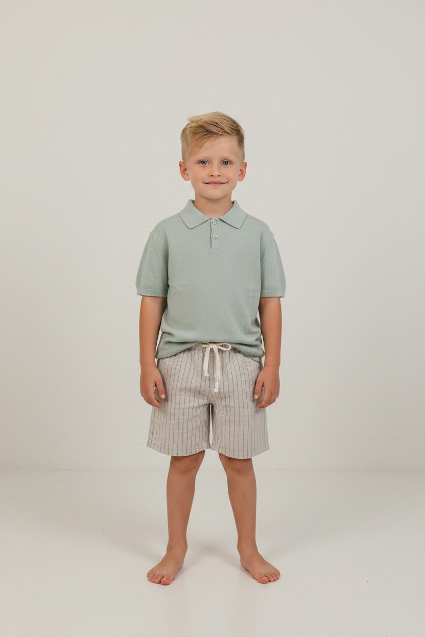 2er Kidkiddo Set Hellblau und Beige