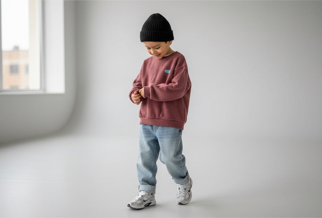 American Vintage Sweatshirt Bordeaux