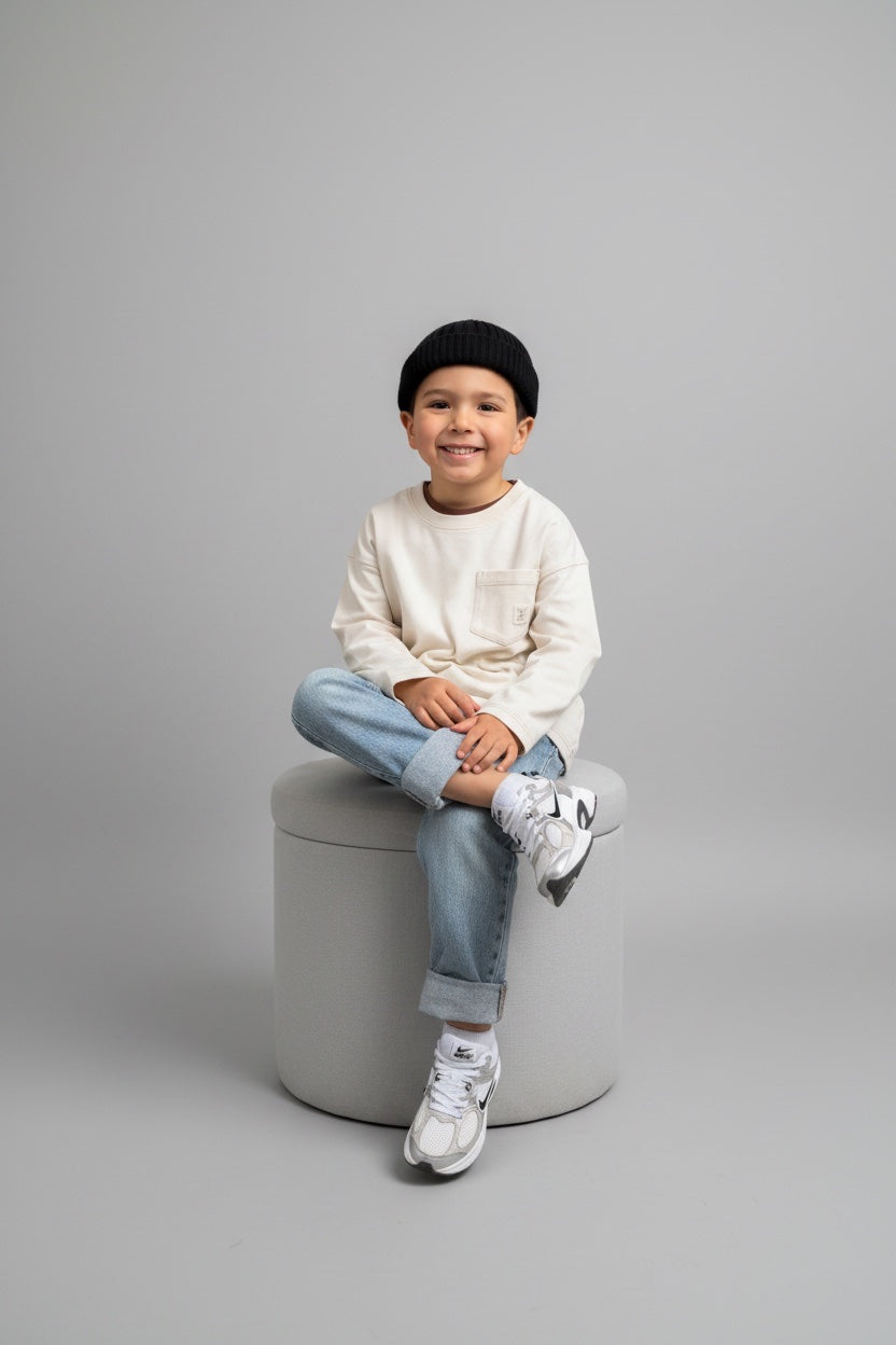 3er Kidkiddo Set 86/92 Rot, Weiß, Dunkelrot