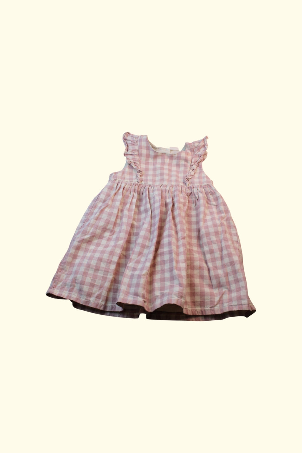 Kleid Rosa und Weiß