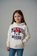 Hoodie Weiß mit buntem Druck