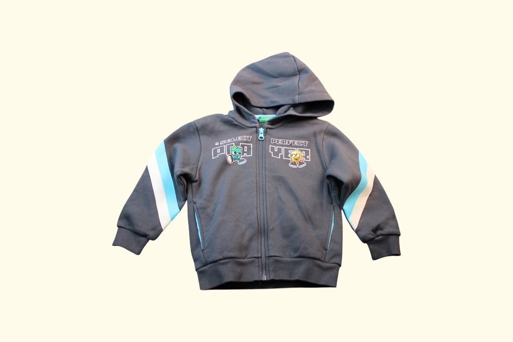 United Colors of Benetton Hoodie Grau