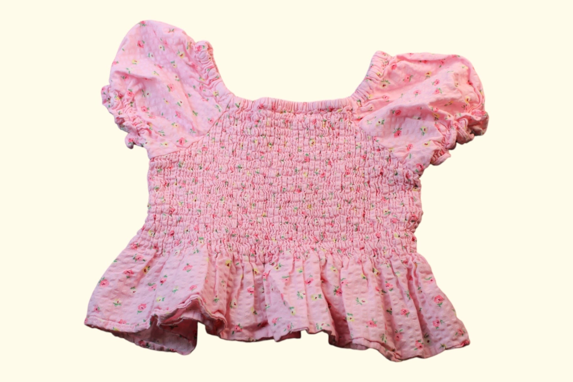 Top 104 Rosa mit Blumenmuster