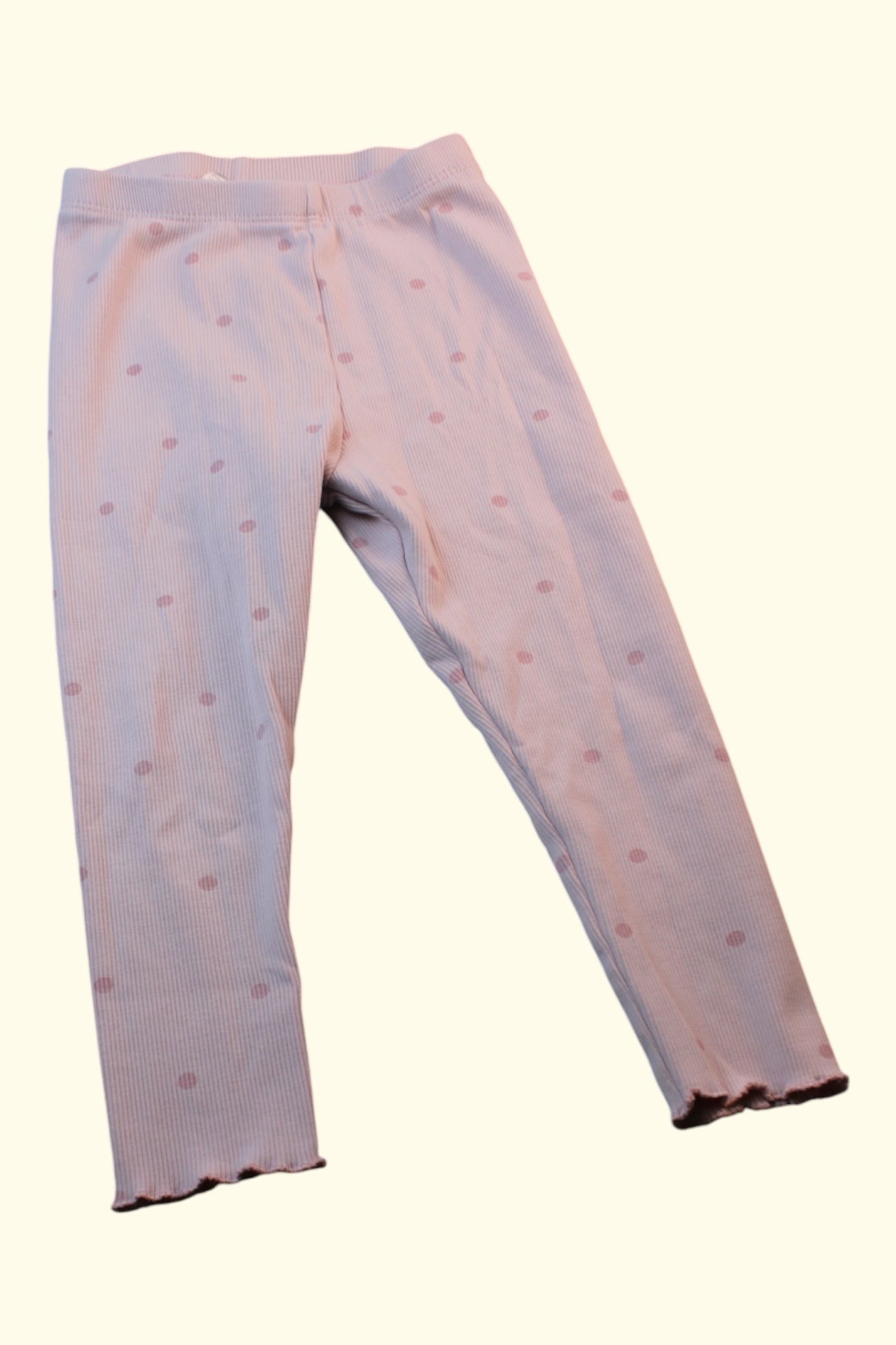 Hose 86 Rosa mit roten Punkten