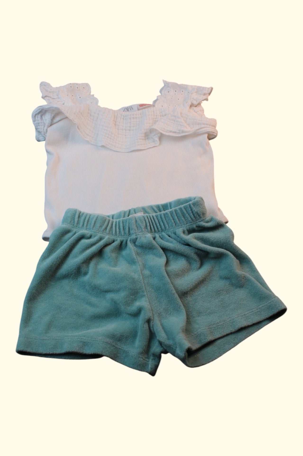 2er Kidkiddo Set 98 Weiß