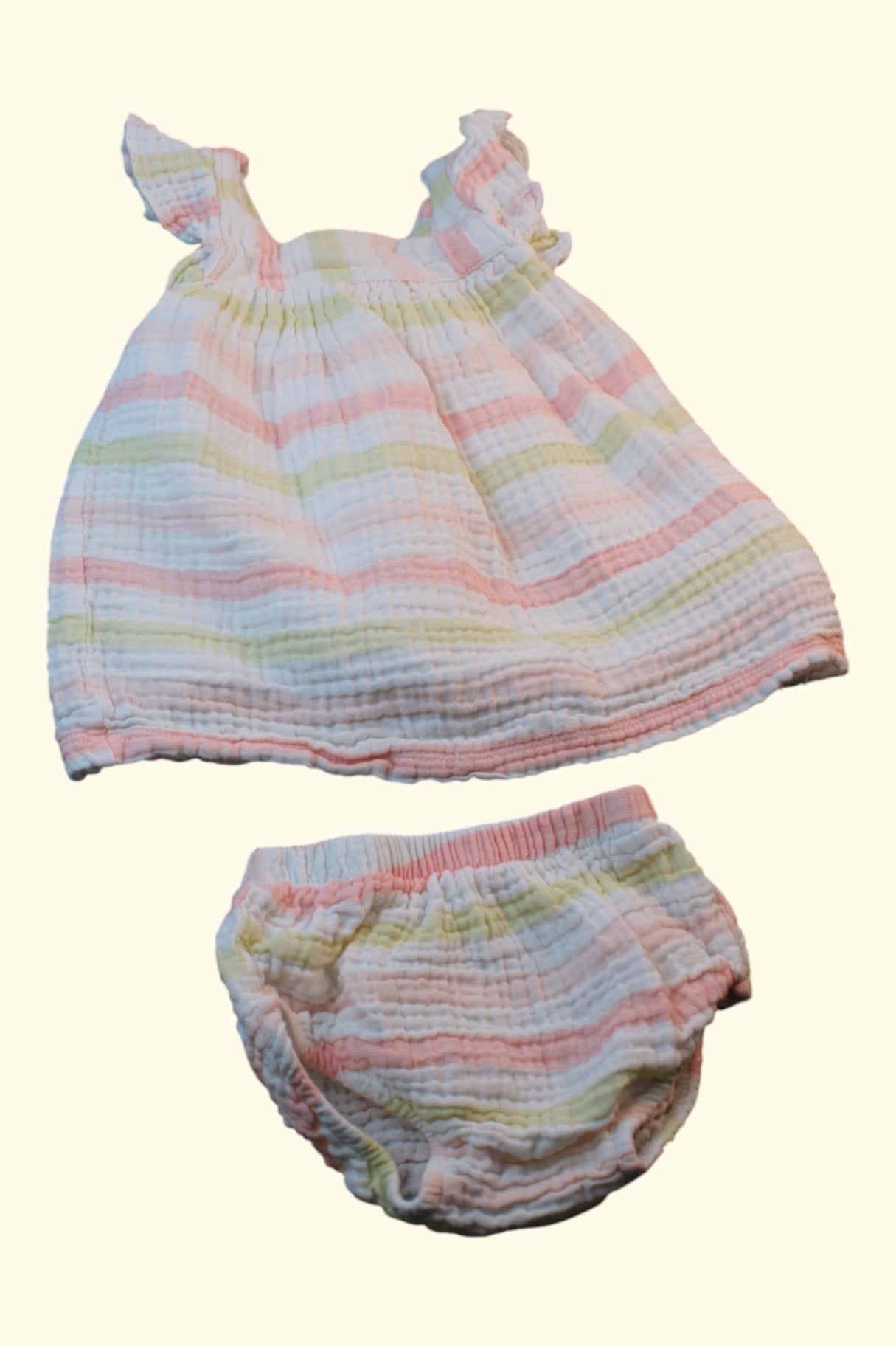 2er Kidkiddo Set 74 Pastellfarben (Rosa, Gelb, Weiß)