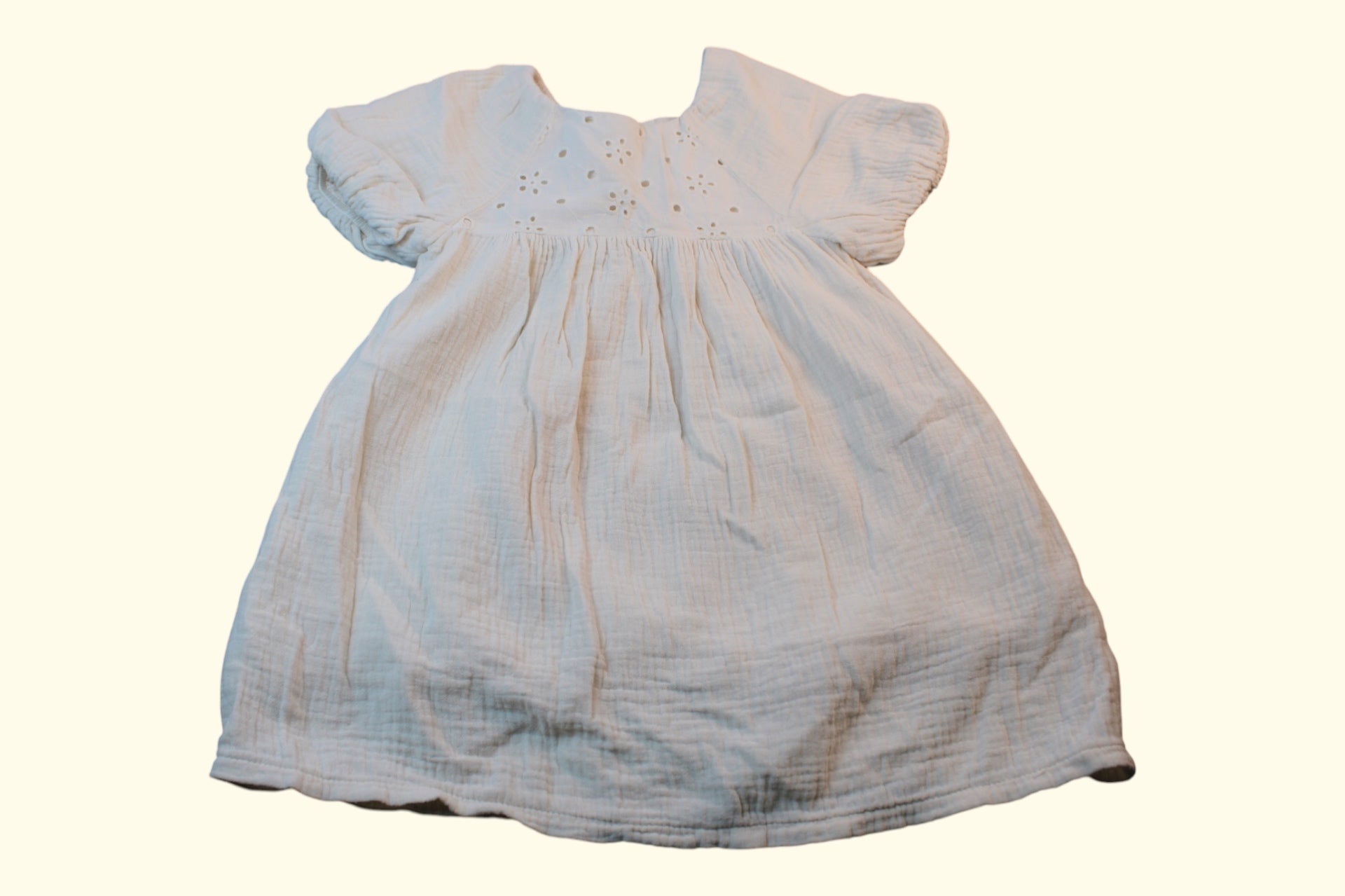 Kleid 86 Beige/Creme