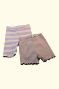 2er Kidkiddo Set 92 Hellbeige/Pastellfarben
