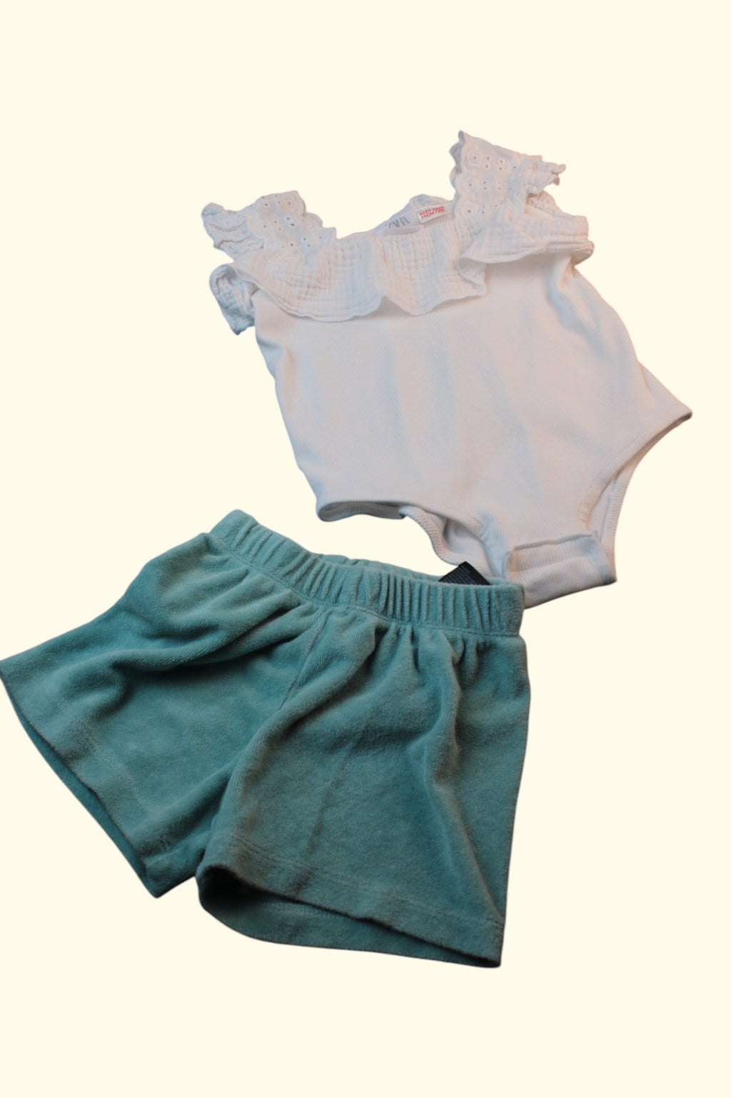 2er Kidkiddo Set 98 Weiß