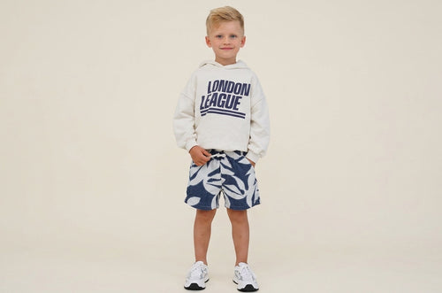 2er Kidkiddo Set 98/104 Blau und Weiß