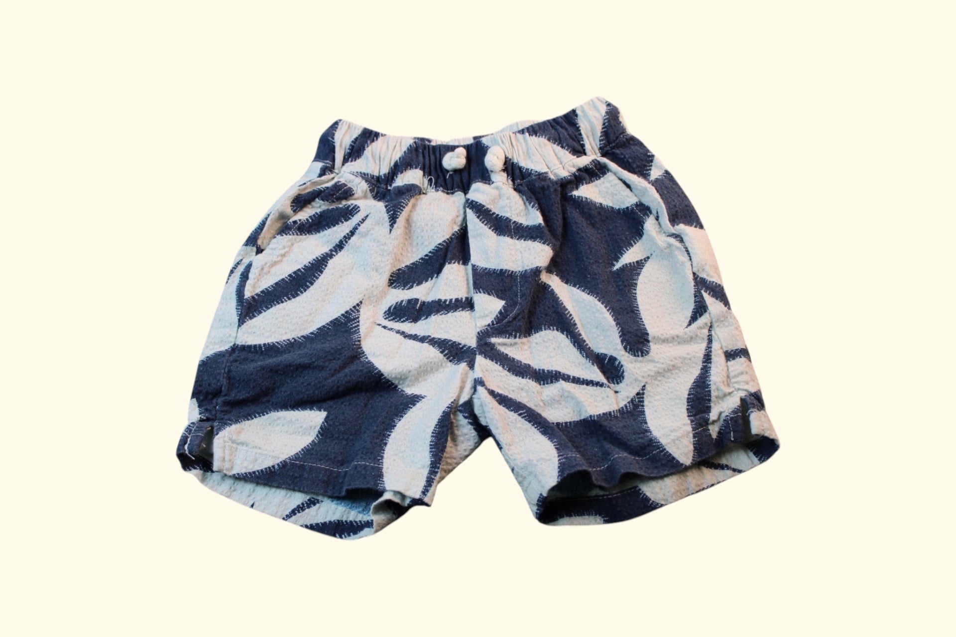 2er Kidkiddo Set 98/104 Blau und Weiß