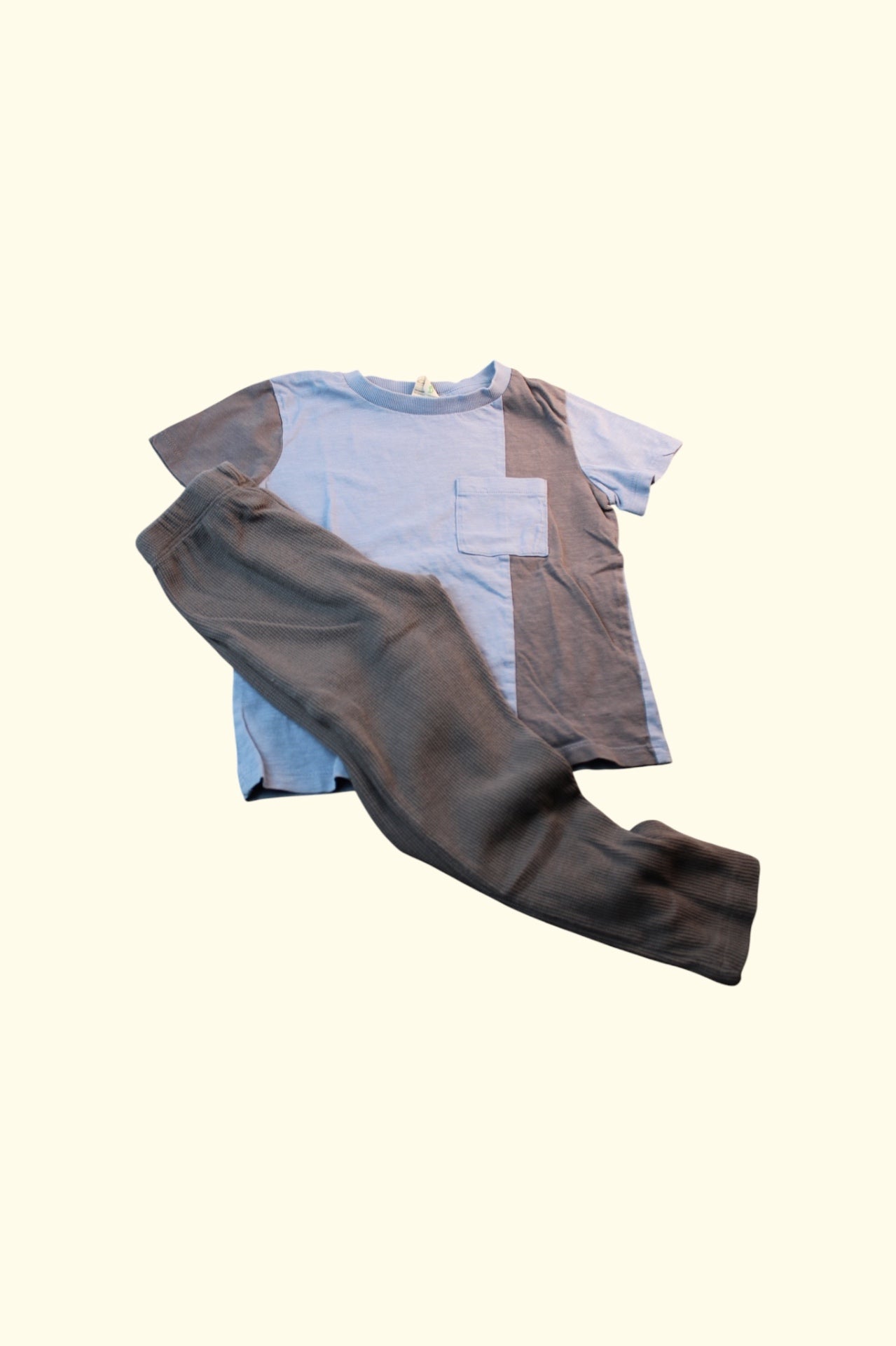 Kleidung 98 Blau, Grau