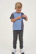Kleidung 98 Blau, Grau