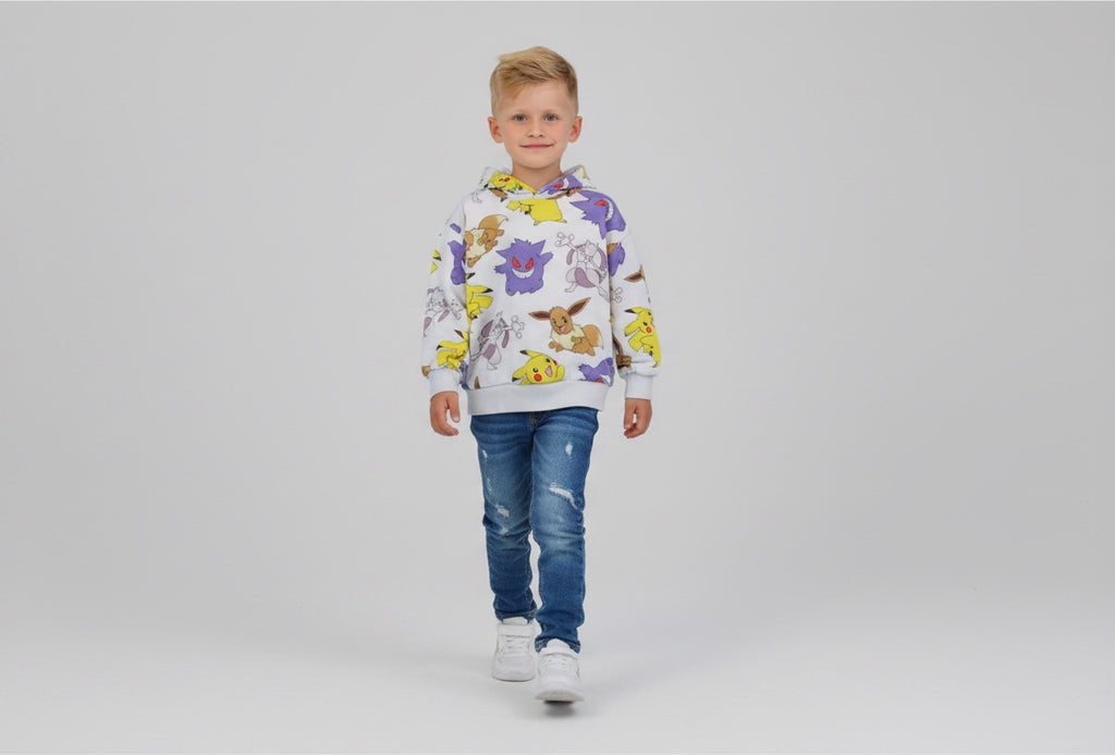Hoodie 98 Weiß, Gelb, Lila, Braun, Grau, Schwarz