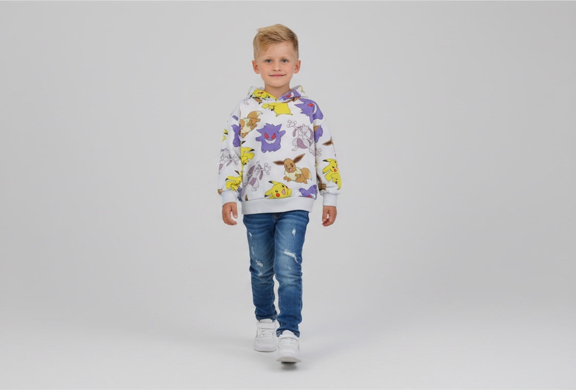 Hoodie 98 Weiß, Gelb, Lila, Braun, Grau, Schwarz