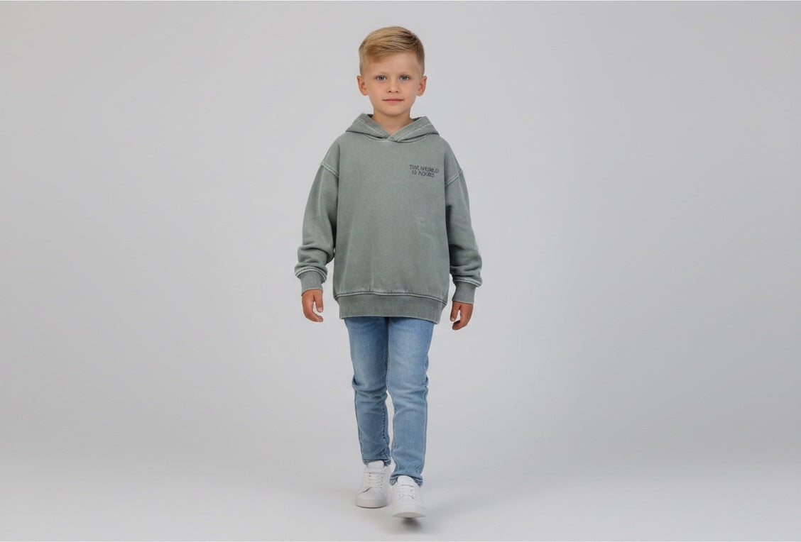 Hoodie 98 Grau