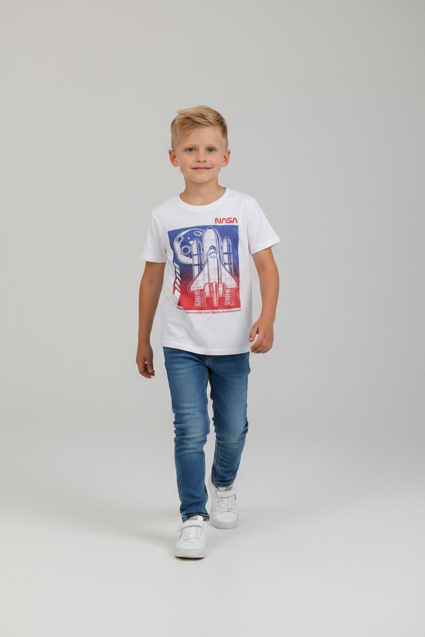 2er Kidkiddo Set 110 Weiß, Blau und Rot