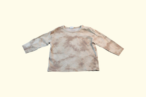 2er Kidkiddo Set 68 Beige mit braunen Mustern