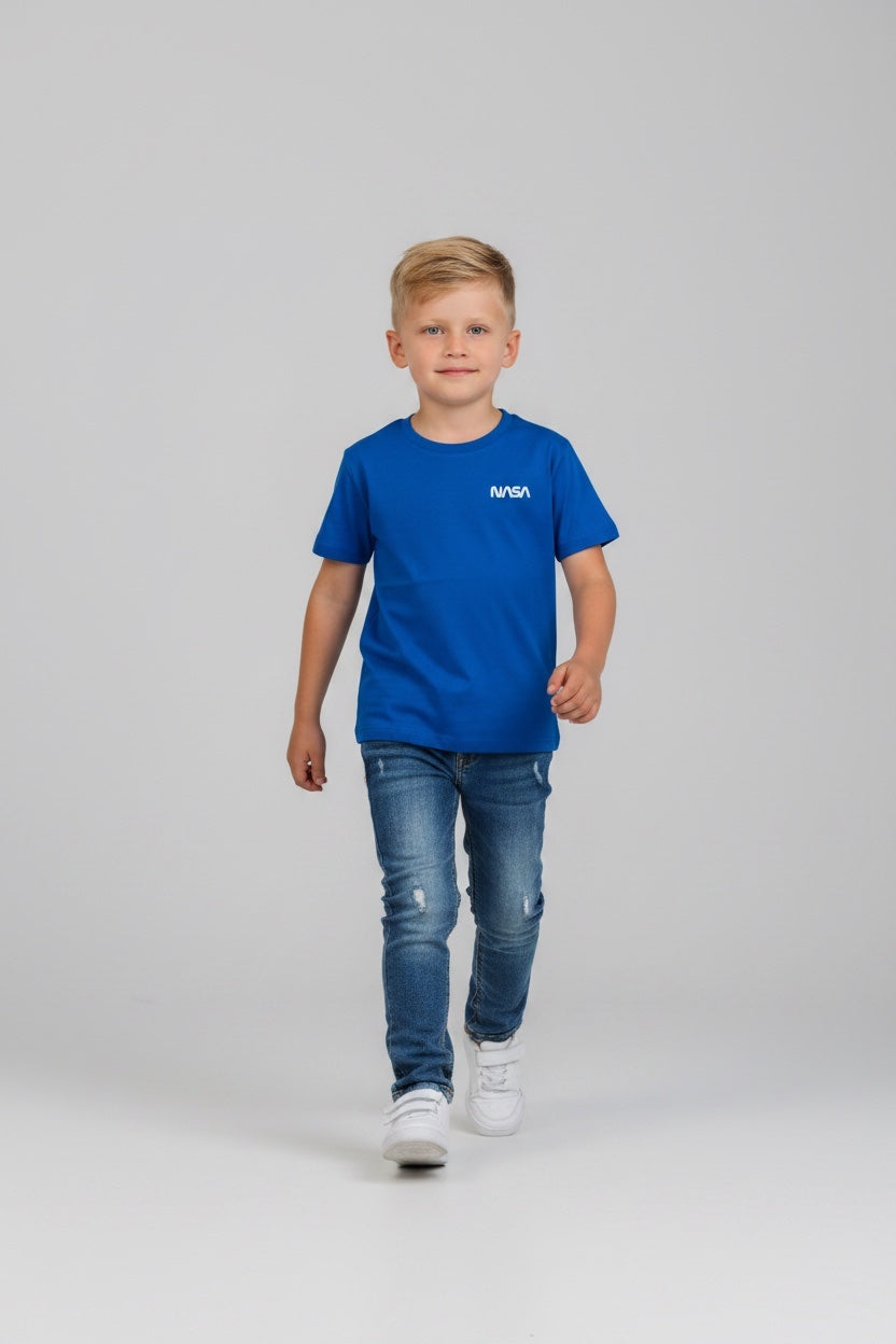 2er Kidkiddo Set 110 Weiß, Blau und Rot