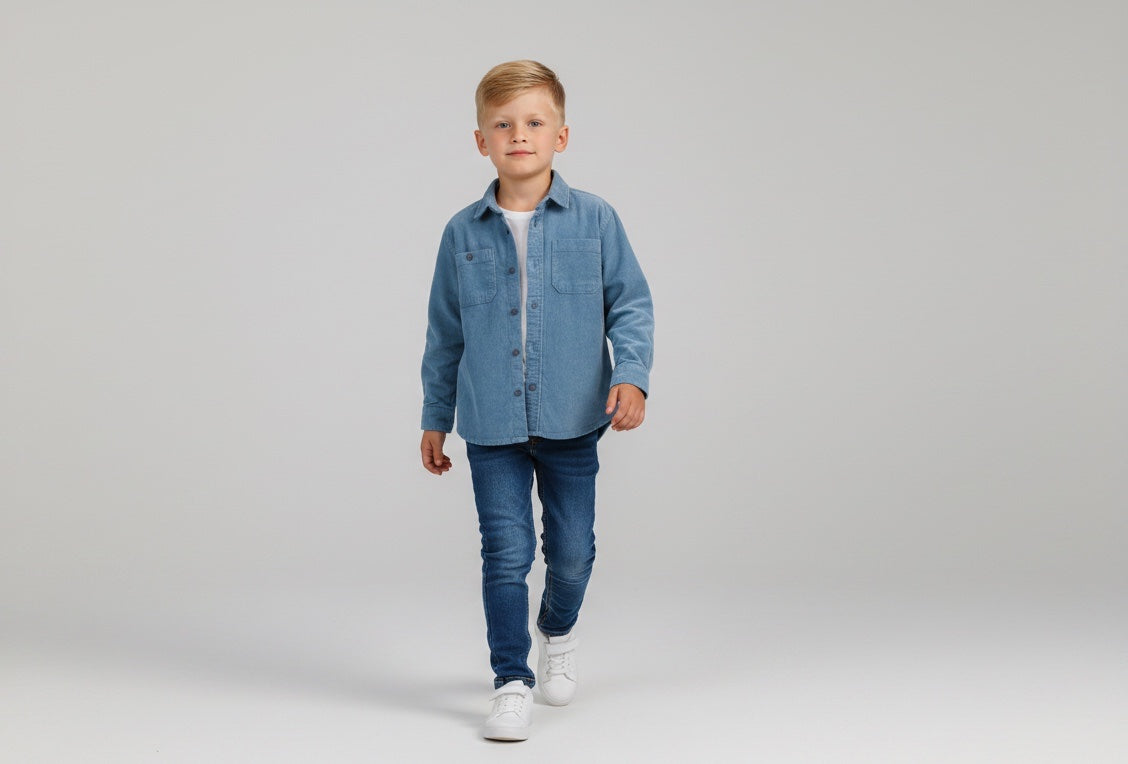 Hemd 98 Blau