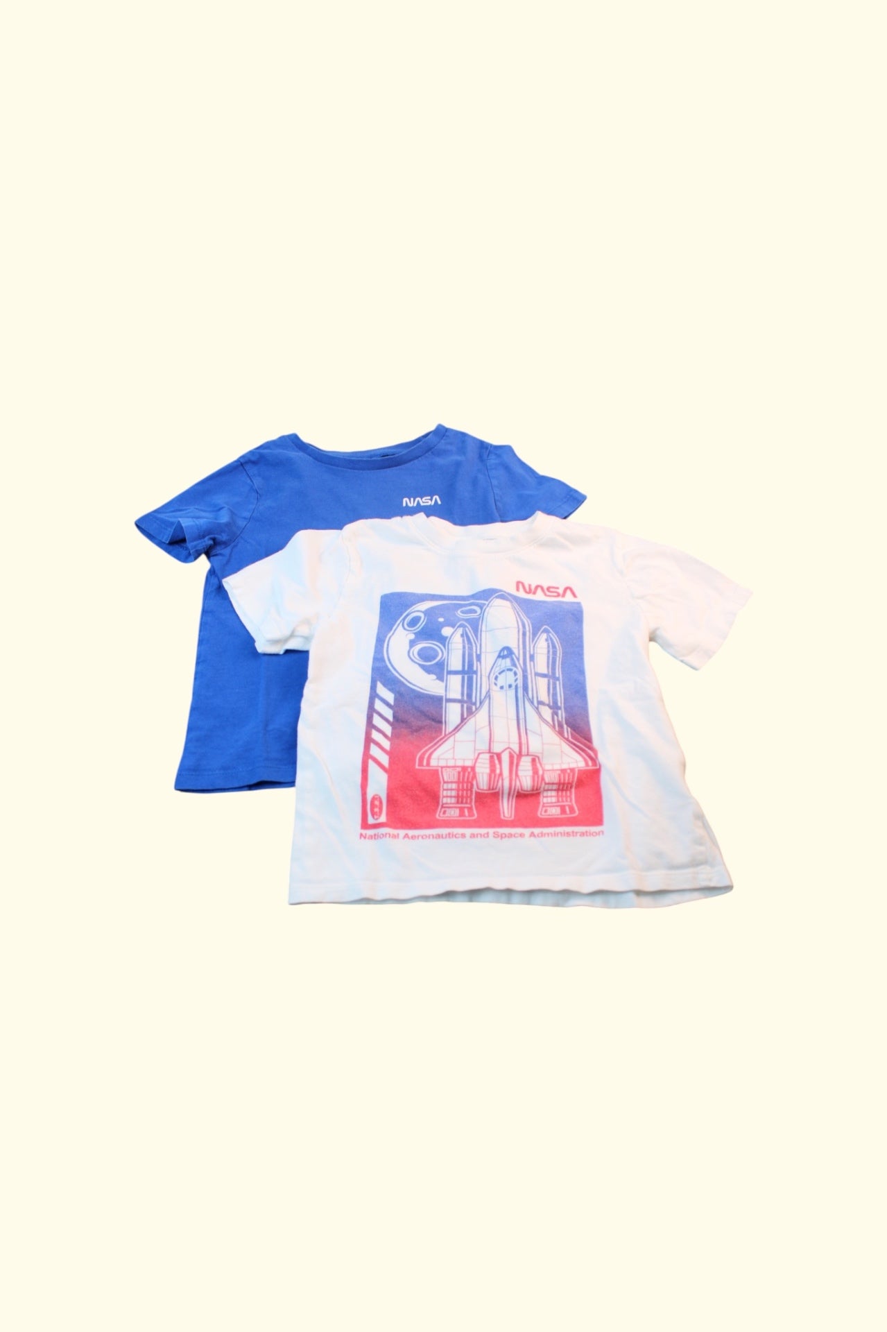 2er Kidkiddo Set 110 Weiß, Blau und Rot