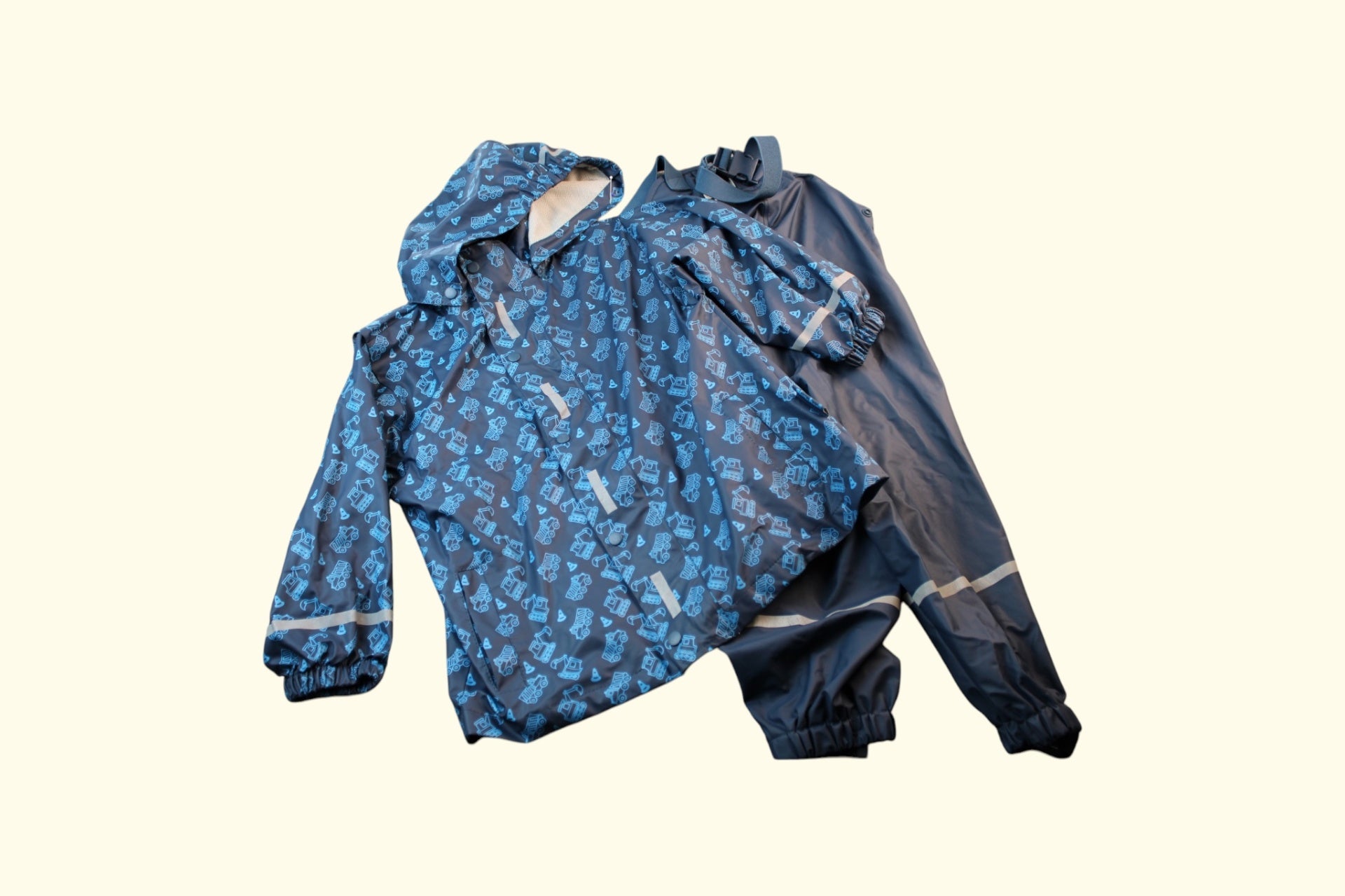 Second Chance Set Funktionskleidung 98 Blau Bagger