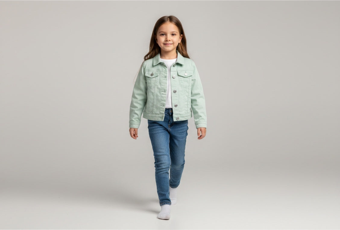 Kategorie 3 Jacke 116/122 Pastellgrün
