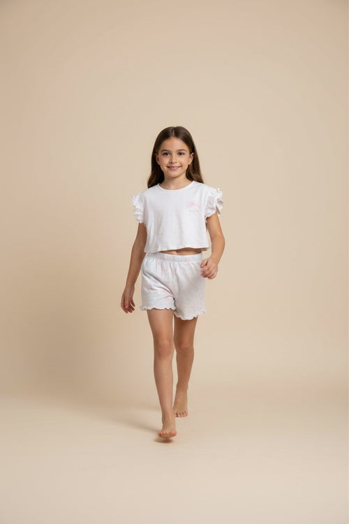 2er Kidkiddo Set 110 Weiß