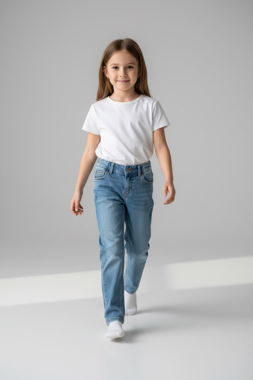 2er Kidkiddo Jeggins Set 104 Blau