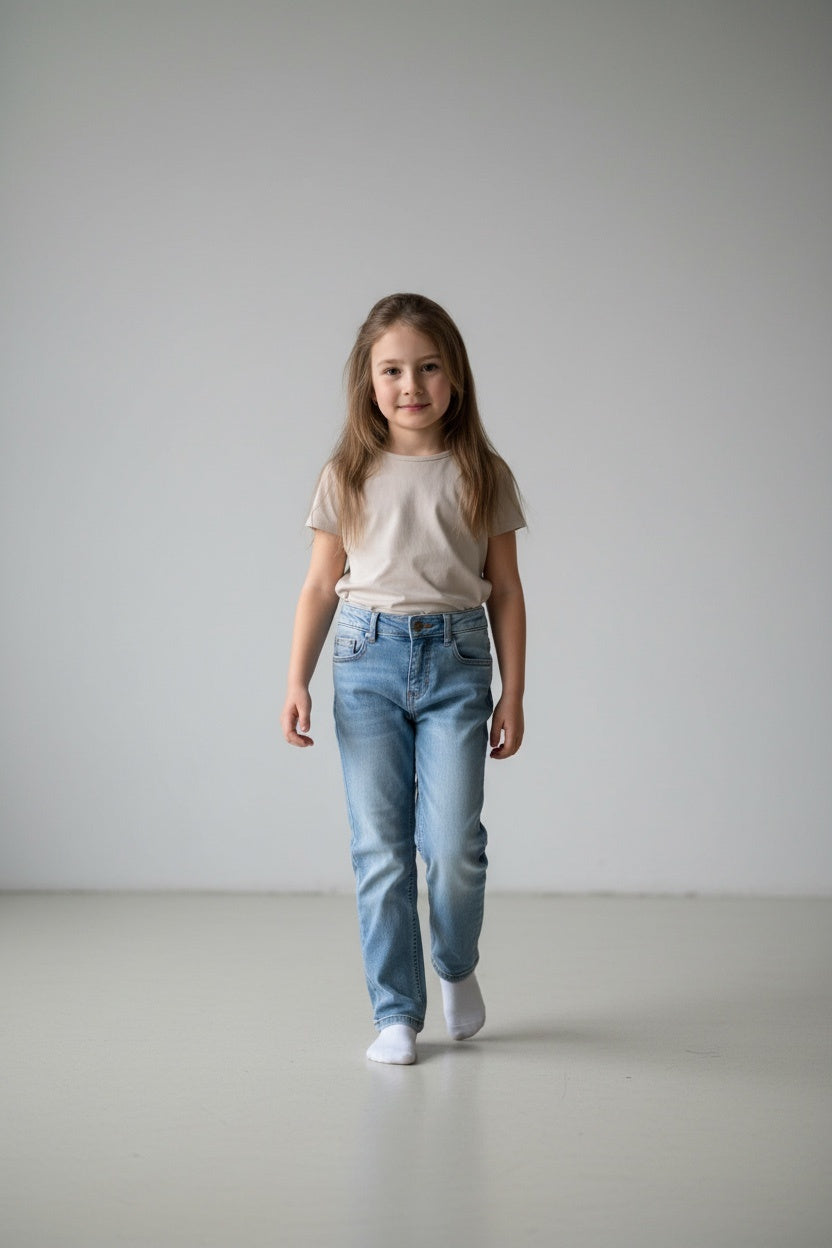 2er Kidkiddo Jeggins Set 104 Blau