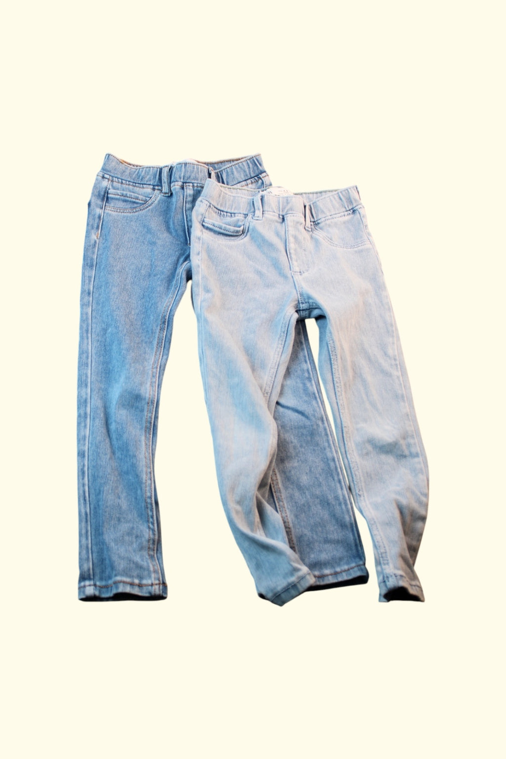 2er Kidkiddo Jeggins Set 104 Blau