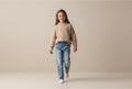 2er Kidkiddo Set 98 Beige, Hellblau
