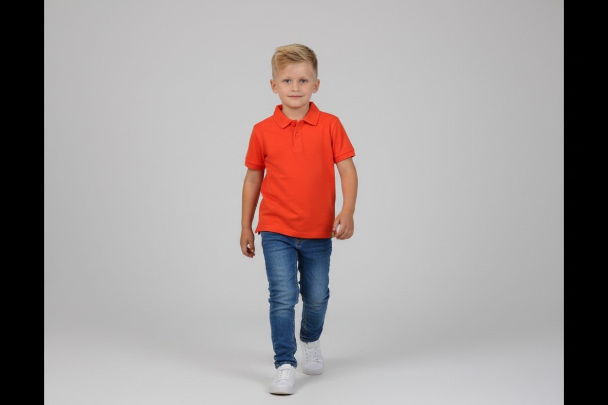 Polo-Shirt 98 Rot