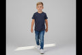 Arket 2er Kidkiddo T-Shirt Set 122 Hellgelb, Dunkelgrau
