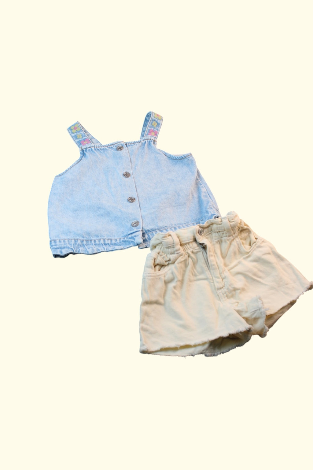 2er Kidkiddo Set 110 Blau, Beige