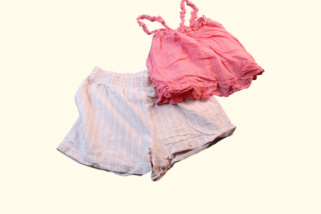 2er Kidkiddo Set 110 Rot und Hellrosa