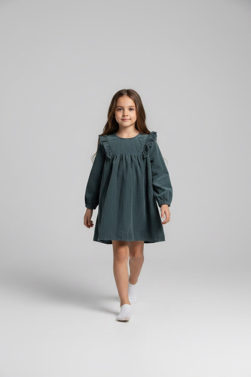 Kategorie 3 Kleid 98 Dunkelgrün