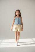 2er Kidkiddo Set 110 Blau, Beige